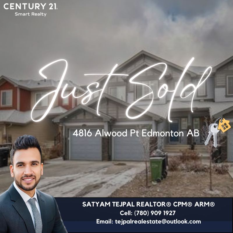Sold: 4816 Alwood Pt, Edmonton