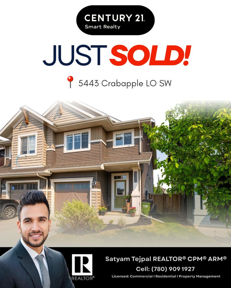 Sold: 5443 Crabapple Loop SW, Edmonton